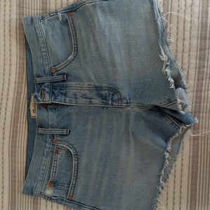 Madewell relaxed jean shorts